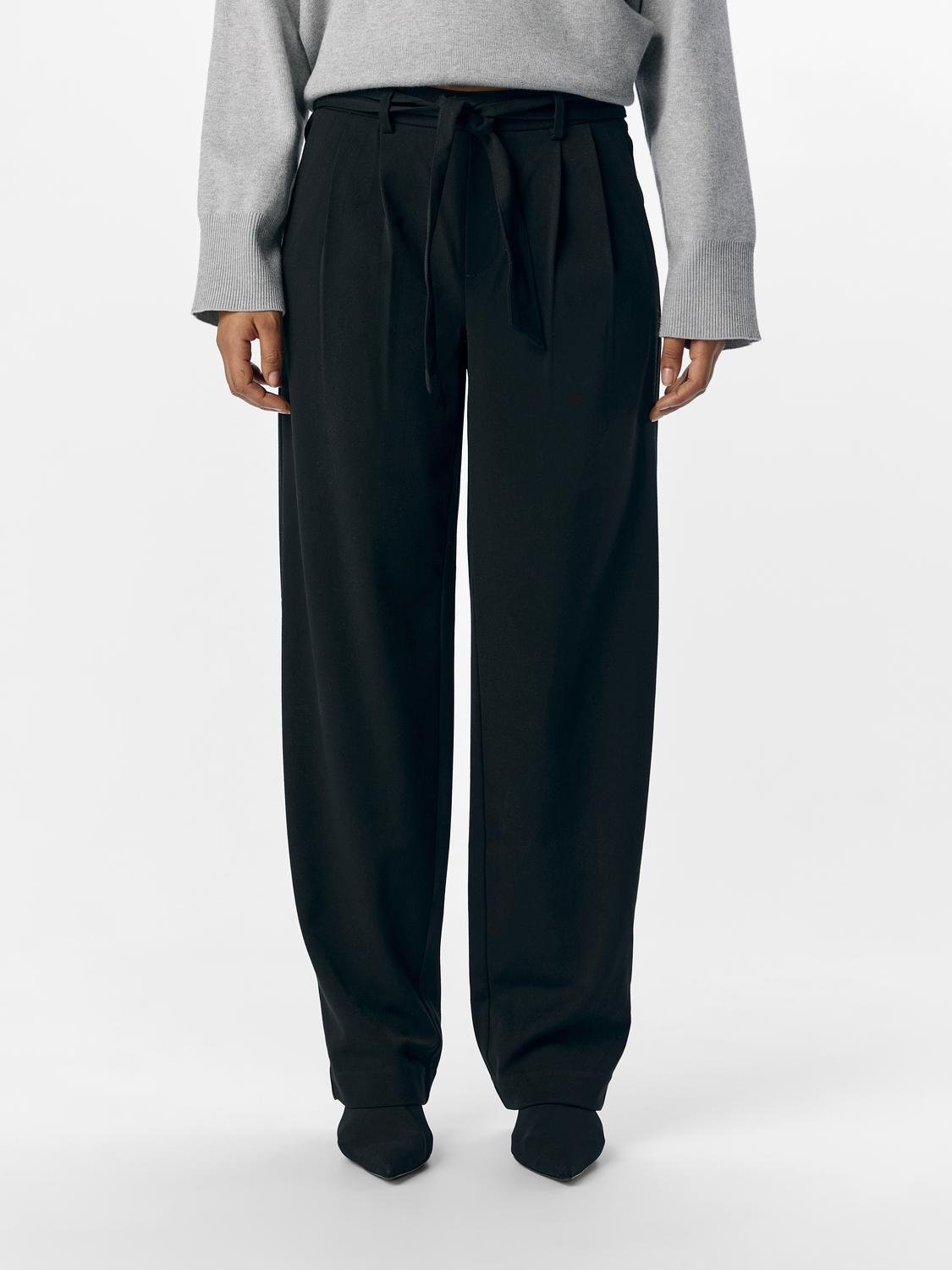 OBJLISA Trousers - Black - VERO MODA & VILA Bergvik